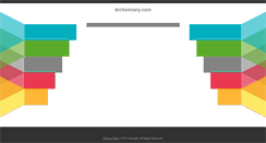Desktop Screenshot of dictionnary.com